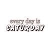 Fur Elise Every Day Is Caturday Sticker