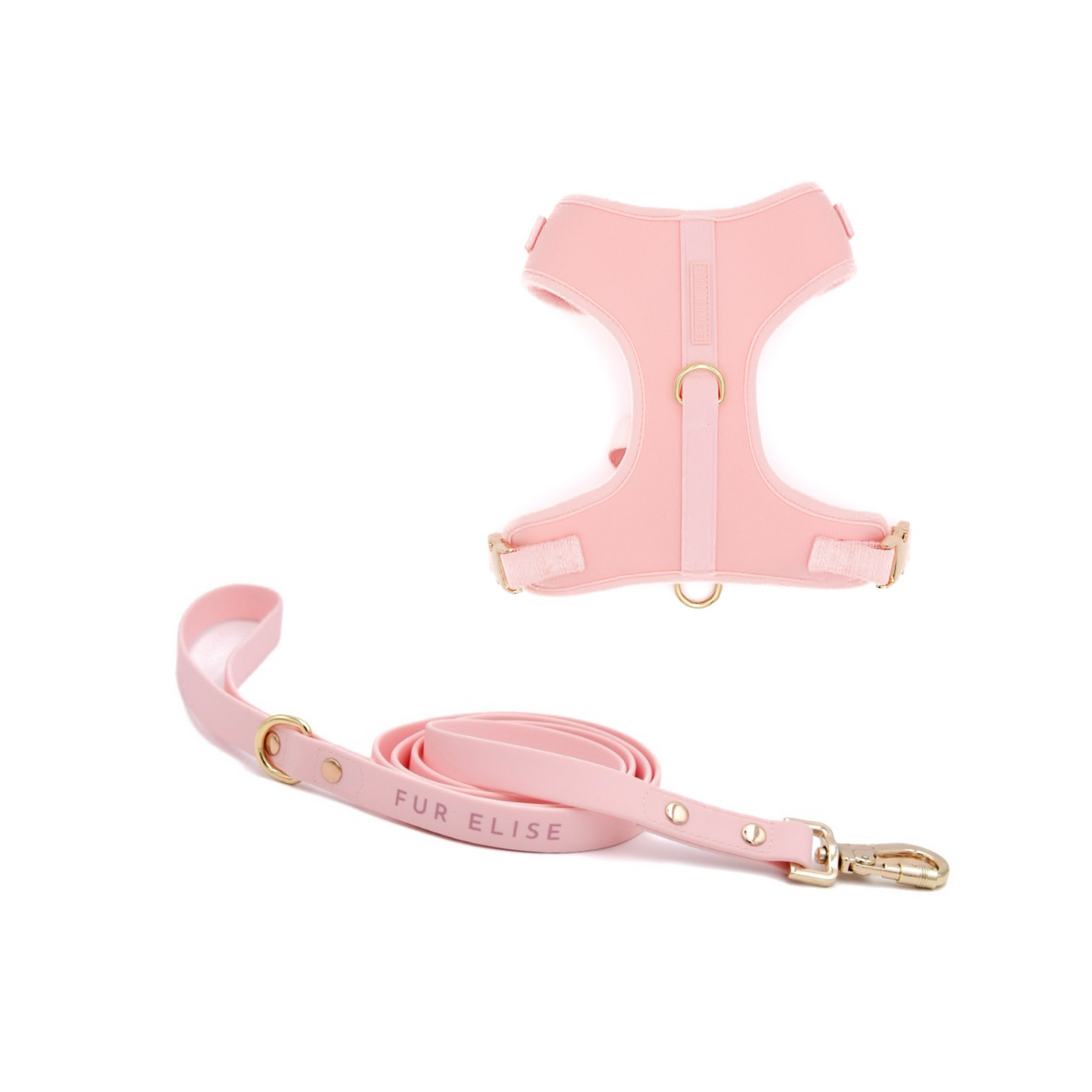 Elise Harness & Leash Bundle - Rose