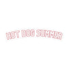 Fur Elise Hot Dog Summer Sticker