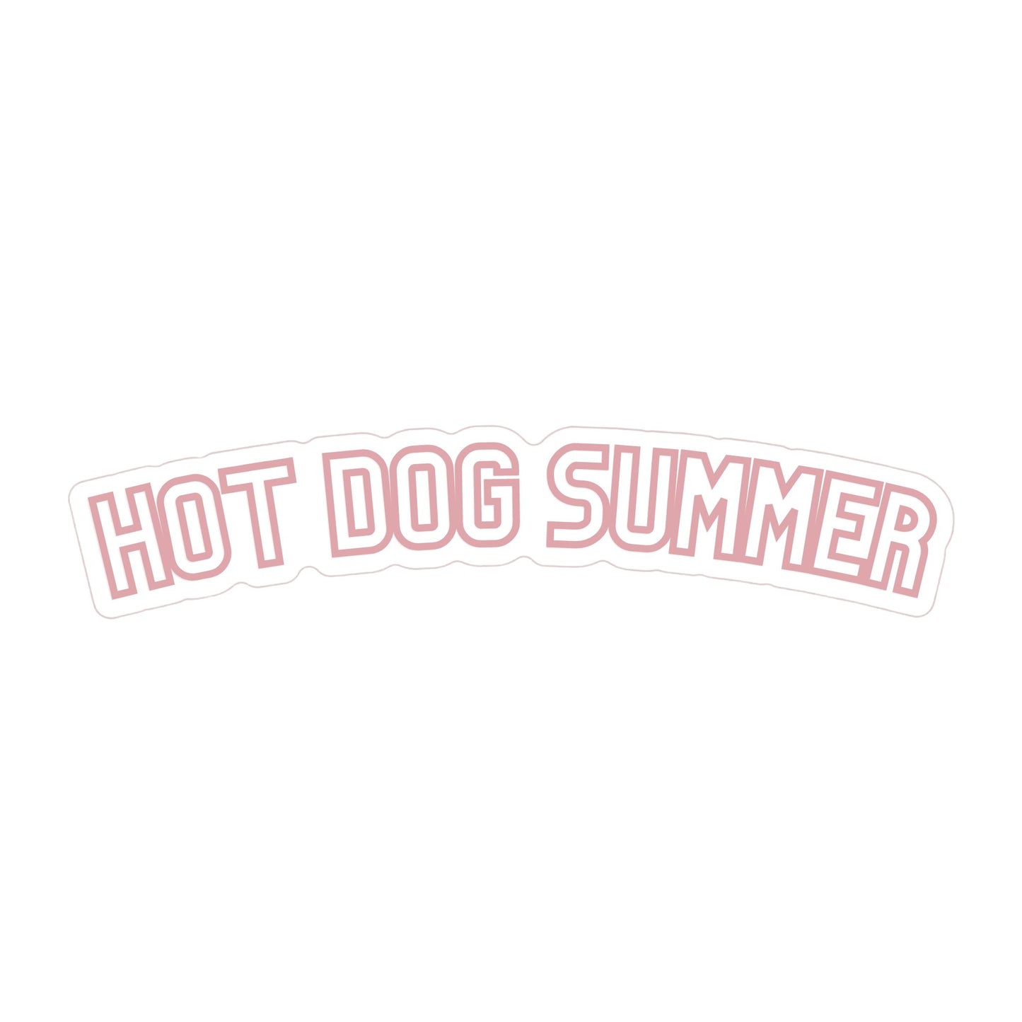 Hot Dog Summer Sticker - Fur Elise Pets